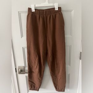 American eagle brown sweatpants, size small.